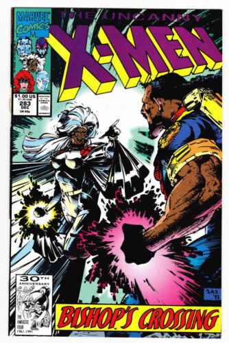 Uncanny X-Men Xmen #283 Marvel Comics 1st Full Bishop December Dec 1991 VFNM 