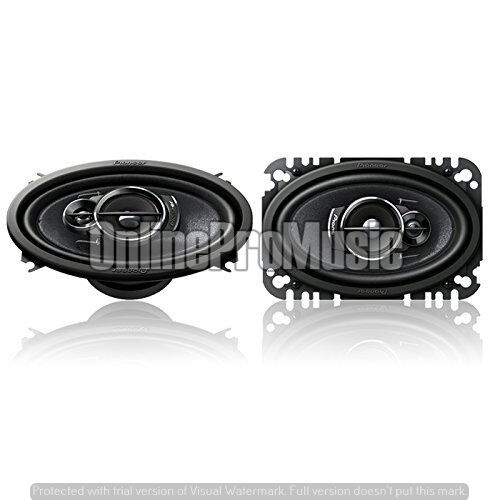 Pioneer TS-A4676R 200W Max 4 x 6/" 3-Way TS-A Series Coaxial Car Speakers