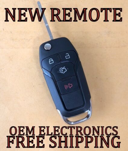 NEW FORD FUSION FLIP KEY KEYLESS REMOTE FOB TRANSMITTER FOR N5F-A08TAA 164-R7986