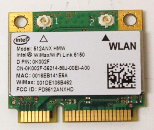 5150 512ANX  512ANXMMW Mini PCIe Wireless WLAN WIFI Half Card WiMax for Intel