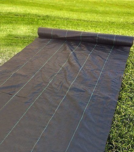 Agfabric 20 Year Woven Weed Barrier 3x50ft Weed Block Mulch Protect Soil Erosion