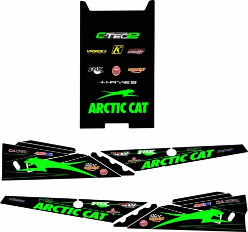 ARCTIC CAT TUNNEL top GRAPHICS WRAP SNO PRO CLIMB CROSS M 800 1100 TURBO logos 
