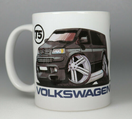 Volkswagen VW T5 Black 11oz Gift Mug