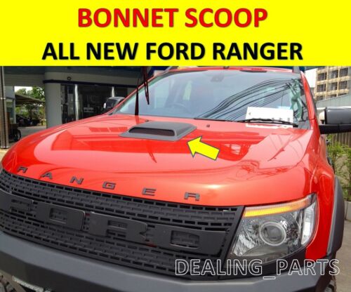 BONNET AIR FLOW INTAKE SCOOP COVER COLOURED FOR ALL NEW FORD RANGER 2012 