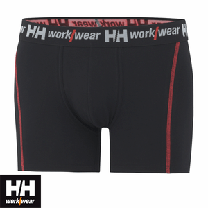 CHELSEA BOXER SHORTS BLACK SIZES S-3XL BNWT TWO HELLY HANSEN WORKWEAR 2 PACK