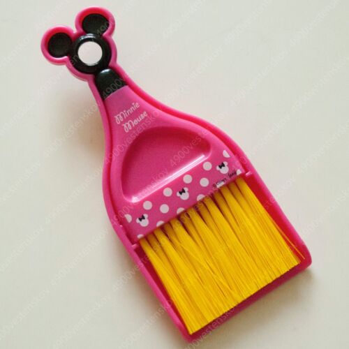 Disney Minnie Mouse cute pink mini plastic broom & dustpan set 