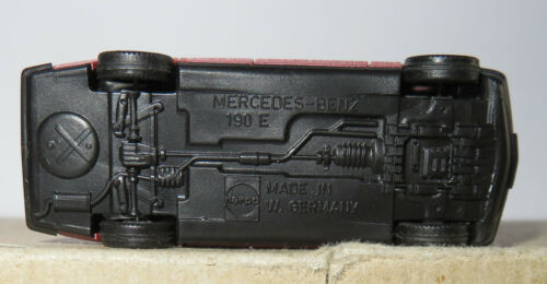 Micro herpa oh 1//87 mercedes benz 190 e pink metal no box