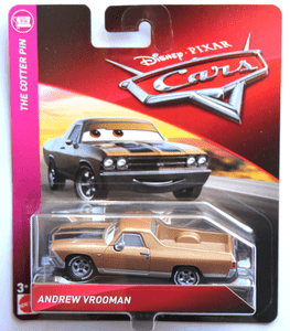 Mattel Disney Pixar CARS 3 ANDREW VROOMAN