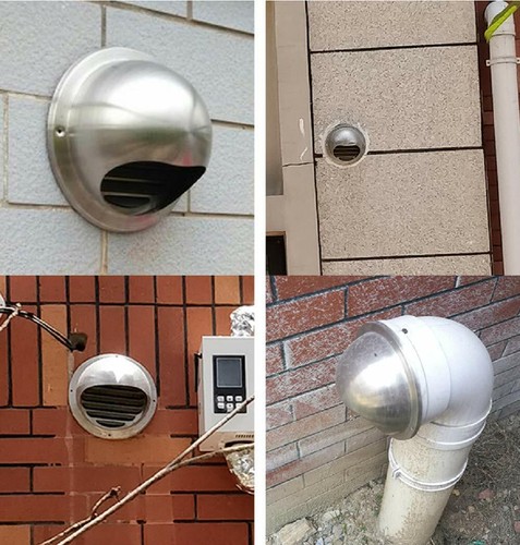 Stainless Steel Air Vent Grille Ducting Ventilation Cover 4//6 inch Ceiling Wall