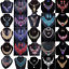 Fashion Crystal Pendant Bib Choker Chain Statement Necklace Earrings Jewelry Set