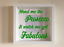 IKEA RIBBA Box Frame Personalised Vinyl Wall Art Quote Hand Me the Prosecco