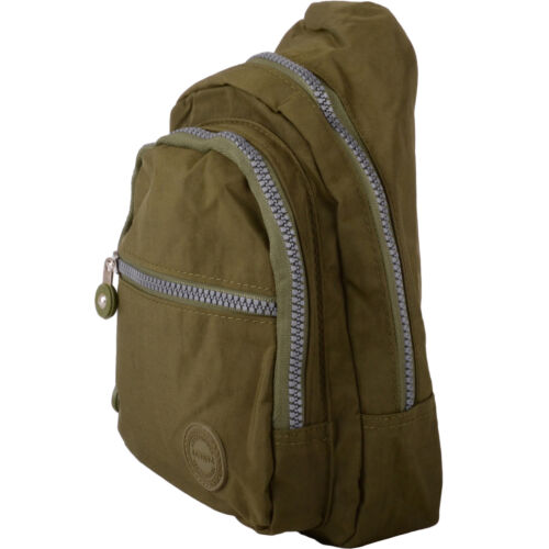 Womens Small Nylon Backpack Ruck Sack Shoulder Bag Mens