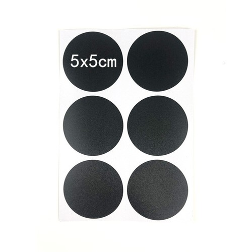 20 Sheets Spice Jar Labels PVC Frosted Blackboard Sticker for Bottle Sealed Can