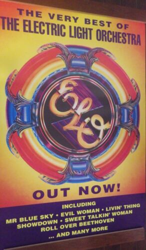 40x60&#034; HUGE SUBWAY POSTER~ELO Electric Light Orchestra 1994 The Very Best Of NOS