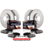 Complete Brake Disc//Rotor /& Pad /& Sensors kit F /& R Mini Cooper Country Paceman