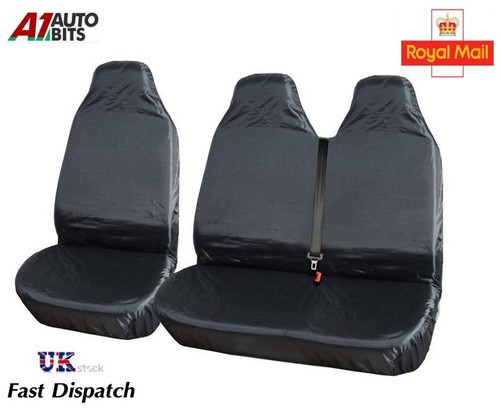 2+1 HEAVY DUTY WATERPROOF FRONT SEAT COVERS PROTECTORS FOR VAN BUS TRUCK