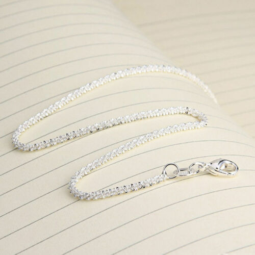 925 Sterling Silver Anklet Contemporary Captivating Twisted Design Rope Chain