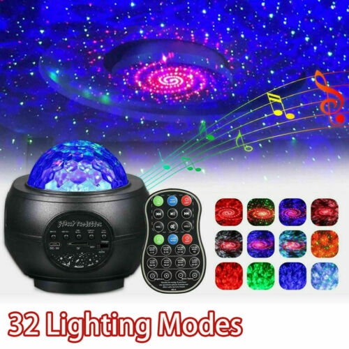 US LED Galaxy Projector Starry Night Lamp Laser Star Ocean Projection Light USB 