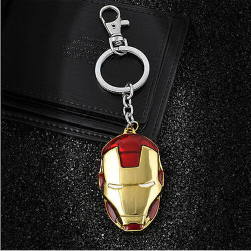 Superhero Alloy Captain America Key Chain Keyring Bags Pendant Cartoon Gifts 
