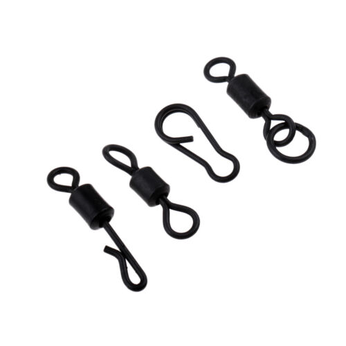 150pc Fishing Swivel Snap Connector Quick Change Swivel Tackle Set