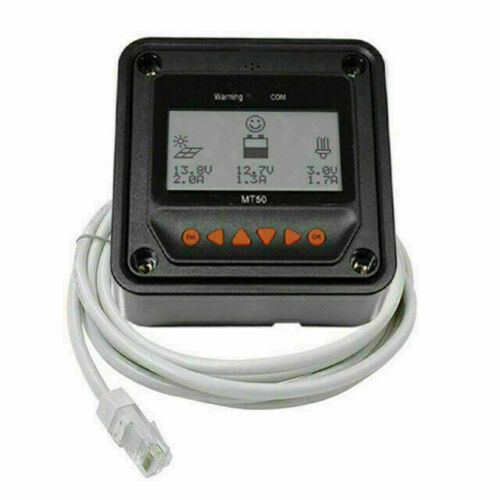 MT50 Remote Meter LCD Display For EPEVER MPPT Solar Charge Controller W/ 2M RJ45 