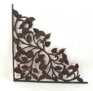 wrought iron vine and leaves