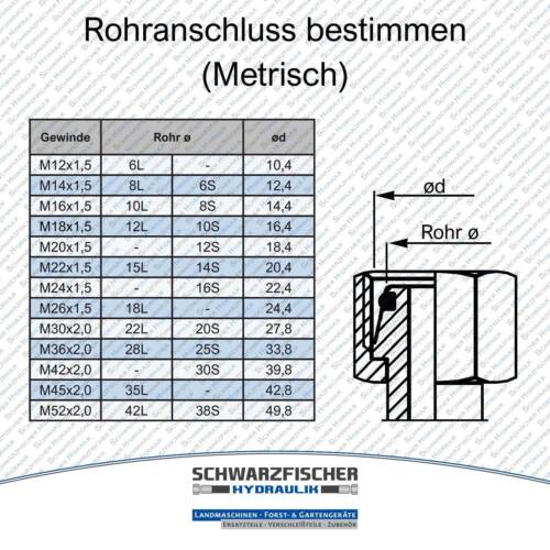 Hydraulikschlauch 2SC DN08-10L CEL/DKOL45° M16x1,5 länge bis 9000 mm 