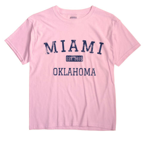 Miami Oklahoma OK T-Shirt EST 