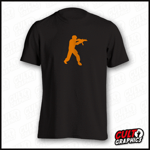 S to XXL Half Life Valve Source PC Army Soldier FPS Counter Strike TShirt