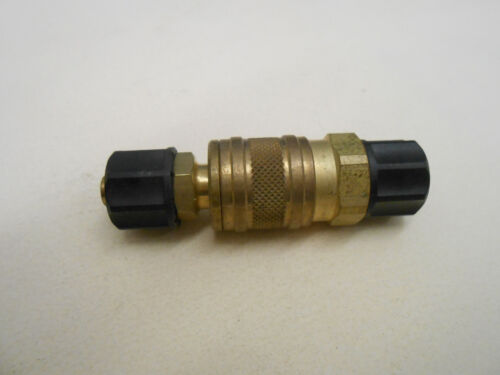 SOLID BRASS QUICK CONNECT AIR COUPLER 1//4/" PIPE