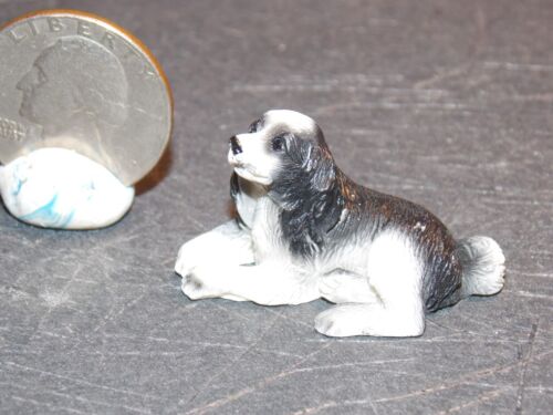 Dollhouse Miniature Pet Dog Springer Spaniel Animals 1:12 One inch scale  A22