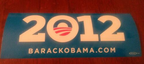 Obama 2012 Presidential Campaign Bumper Sticker 2012 Barack Obama Biden Union 