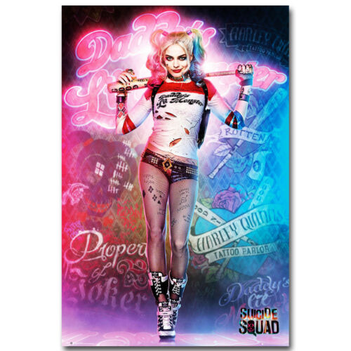 F-503 Harley Quinn Suicide Squad DC Superheroes Movie Hot Poster 36 27x40in