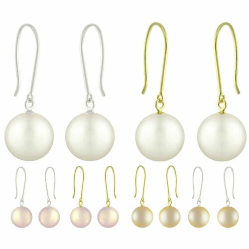 Pendientes de joyería con perlas de oro amarillo