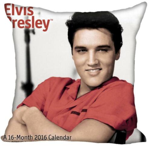 45x45cm 50x50cm Custom Pillowcase Elvis Presley Square Zipper Pillow Cover Y01