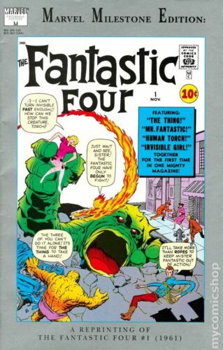 Marvel Milestone Edition Fantastic Four #1 FN 6.5 1991 Stock Image