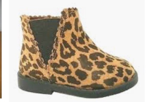 GARANIMALS TODDLER GIRLS LEOPARD Print Boots SIZE 5