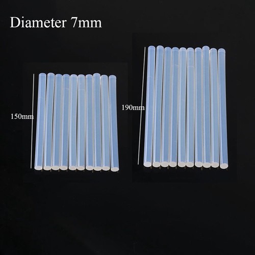 20Pcs*7MM Translucence Hot Melt Glue Stick For Electric Glue Gun Craft Repair//