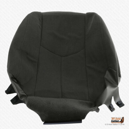 2003-2007 For GMC Sierra 1500 2500 SLE Driver Bottom Cloth Seat Cover Dk Gray