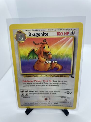 Dragonite 19//62 Non Holo LP//NM Fossil  1999 Rare Non-Holo Pokémon Card