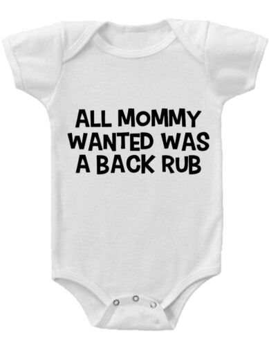 ALL MOMMY WANTED Gerber® Onesie® FUNNY Baby Shower Gift INFANT T-SHIRT 