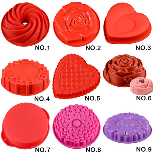 Silicone Large Cake Mold Toast Loaf Chocolate Bakeware Bread Pan  Baking Tool