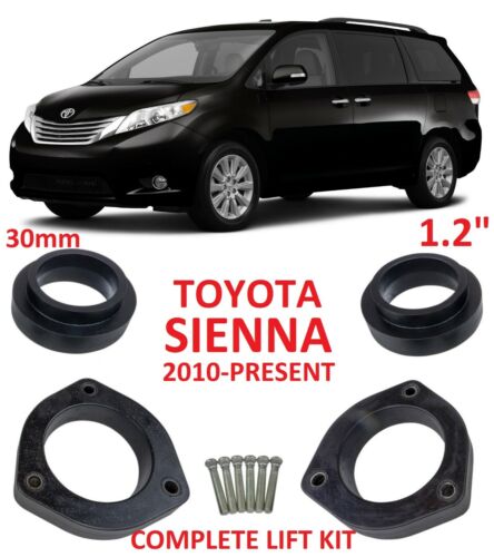 Lift Kit for Toyota Sienna 2010-2021 1.6" 30mm strut coil spacers leveling kit 