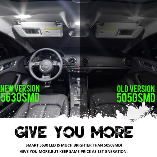 13pcs Xenon White for Mazda Protege LED Interior Light kit Error Free 1999-203 
