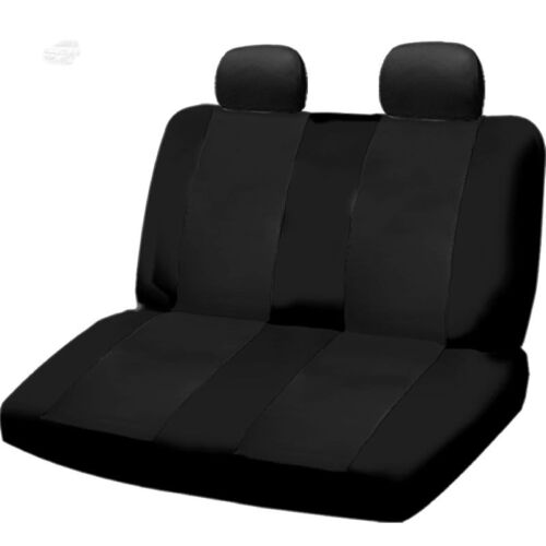 For Kia New Soft Black Cloth Car Truck Seat Covers With Mats Full Set 