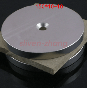1pcs Super Strong 150mm x 10mm Hole 10mm rare earth neodymium Large Magnet N50
