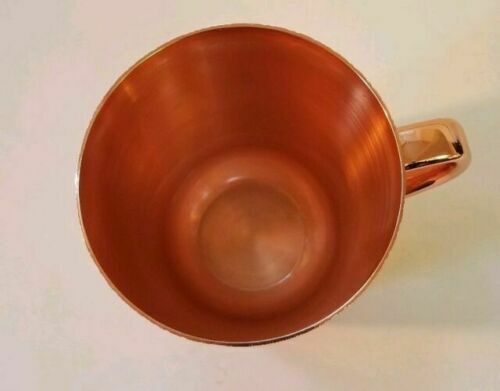 One Absolut Elyx Vodka Copper Moscow mule cup thick copper mug RARE 370ml NEW