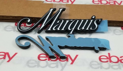 NOS 1979-1985 Mercury Grand Marquis /"Marquis/" Trunk Emblem OEM