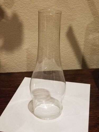 Vintage Clear Glass Oil Lamp Chimney Globe Shade 2-7//8/" Fitter Bubble Style