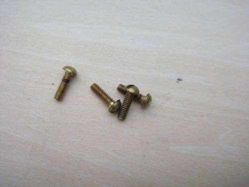 Details about   set of 4 little screws in brass 1940's no herse 